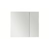 Innoci-Usa Anacapa 32 in. W Wall Mounted Vanity Set with Integrated Basin and Medicine Cabinet in Glossy White 91320281